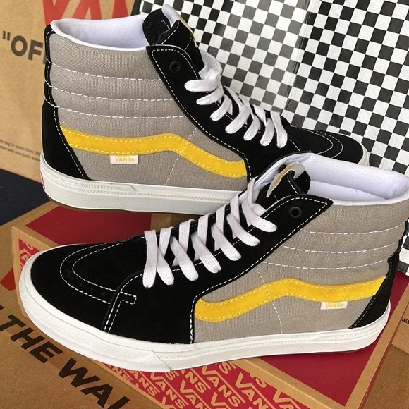 Vans BMX Sk8-Hi Black/Grey/Gold Women’s sneakers - Picture 11 of 16